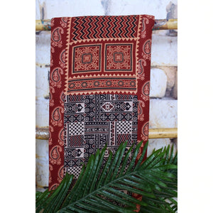 Ajrakh Block Print Patchwork Kurtis