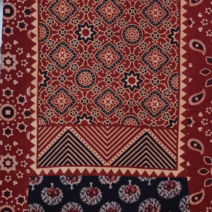 Ajrakh Block Print Patchwork Kurtis