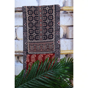 Ajrakh Block Print Patchwork Kurtis