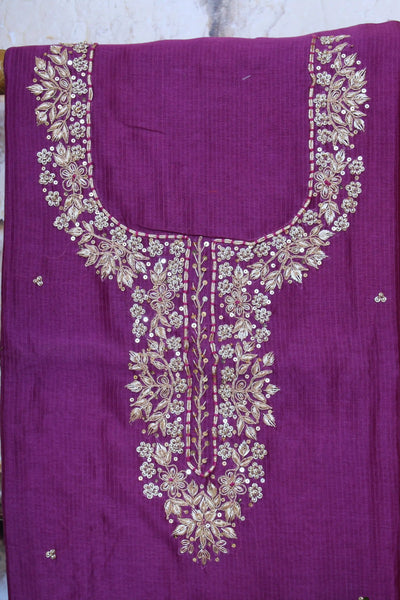 Zardosi Maheshwari Silk Kurti