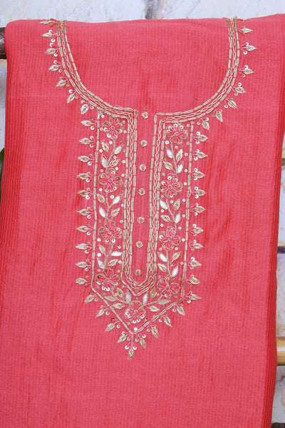 Zardosi Maheshwari Silk Kurti