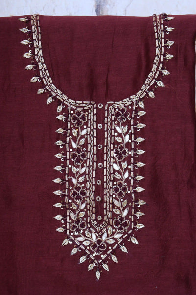 Zardosi Maheshwari Silk Kurti