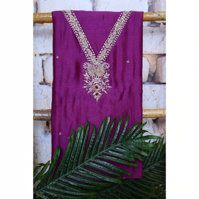 Zardosi Maheshwari Silk Kurti