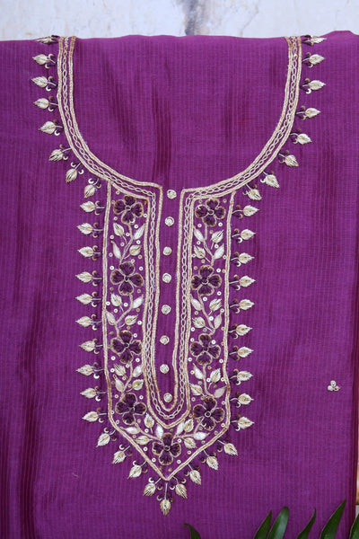 Zardosi Maheshwari Silk Kurti