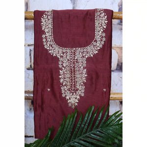 Zardosi Maheshwari Silk Kurti