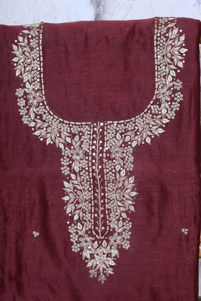 Zardosi Maheshwari Silk Kurti
