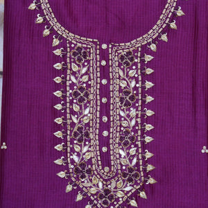 Zardosi Maheshwari Silk Kurti