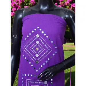 Designer Mirro Work Cotton Kurti