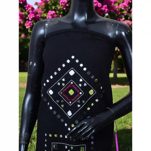 Designer Mirro Work Cotton Kurti