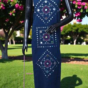 Designer Mirro Work Cotton Kurti