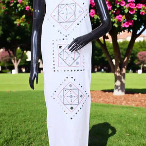 Designer Mirro Work Cotton Kurti