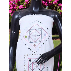 Designer Mirro Work Cotton Kurti