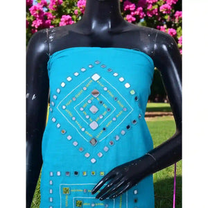 Designer Mirro Work Cotton Kurti