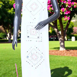 Designer Mirro Work Cotton Kurti