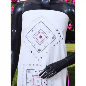 Designer Mirro Work Cotton Kurti