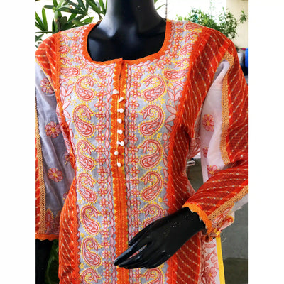 Chikankari Cotton Designer Kurtis