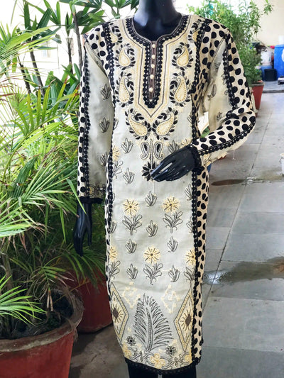 Chikankari Cotton Designer Kurtis