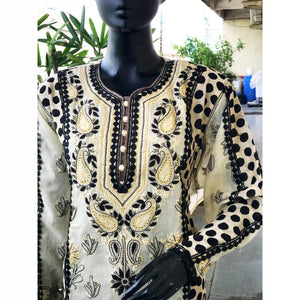 Chikankari Cotton Designer Kurtis