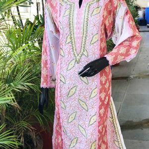 Chikankari Cotton Designer Kurtis