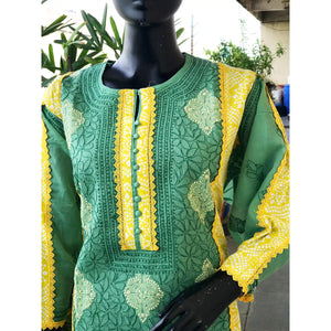 Chikankari Cotton Designer Kurtis