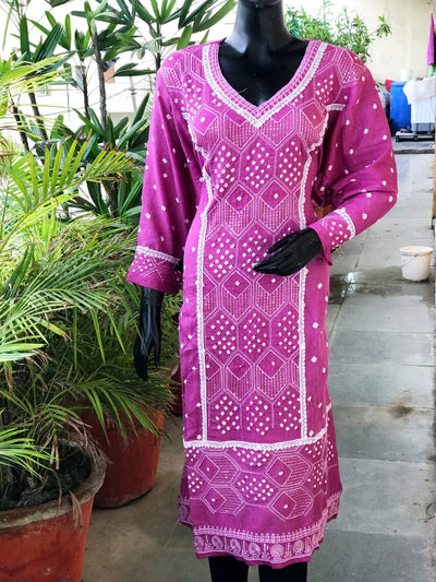 Bandhani cotton kurti | Sangisathi