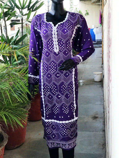 Bandhani cotton kurti | Sangisathi
