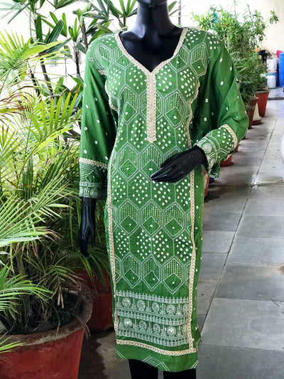 Bandhani cotton kurti | Sangisathi