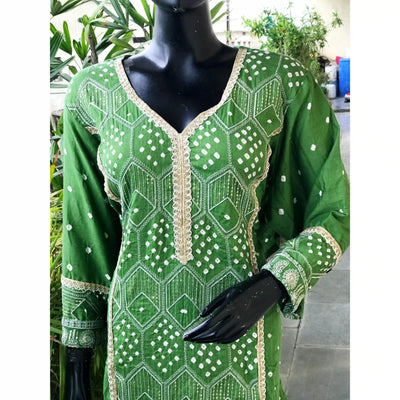 Bandhani cotton kurti | Sangisathi