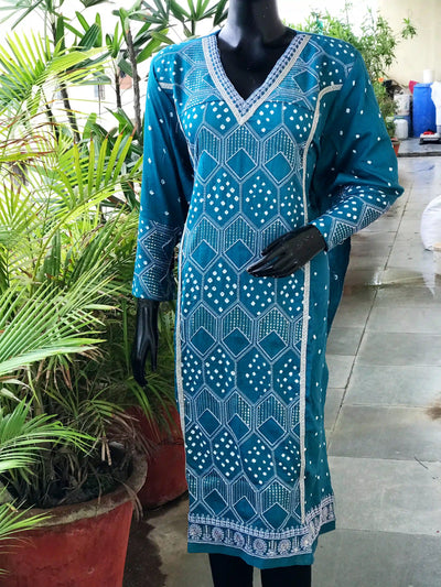 Bandhani cotton kurti | Sangisathi