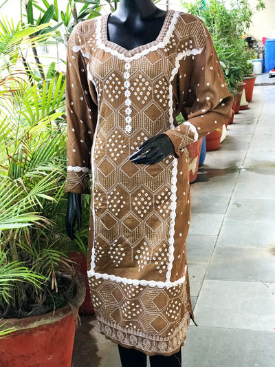 Bandhani cotton kurti | Sangisathi