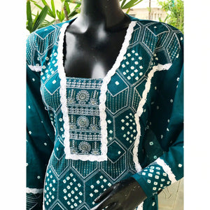 Bandhani cotton kurti | Sangisathi