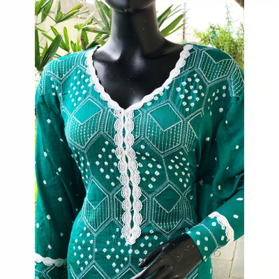 Bandhani cotton kurti | Sangisathi