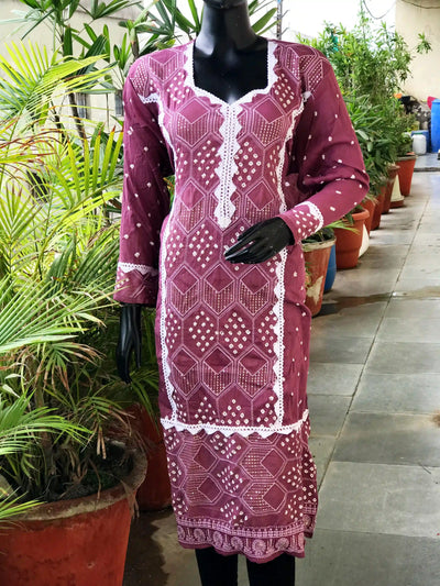 Bandhani cotton kurti | Sangisathi