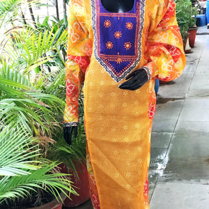 Leheriya Kutch Work Kota kurti | Sangisathi