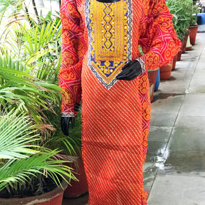 Leheriya Kutch Work Kota kurti | Sangisathi