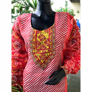 Leheriya Kutch Work Kota kurti | Sangisathi