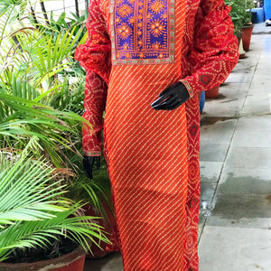 Leheriya Kutch Work Kota kurti | Sangisathi