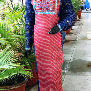 Leheriya Kutch Work Kota kurti | Sangisathi