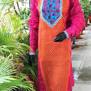 Leheriya Kutch Work Kota kurti | Sangisathi