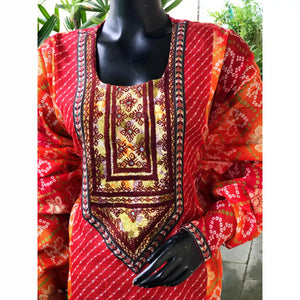 Leheriya Kutch Work Kota kurti | Sangisathi