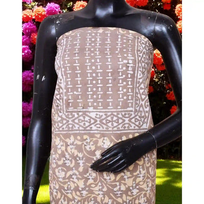 Designer Dabu Block Print Kurti Fabric