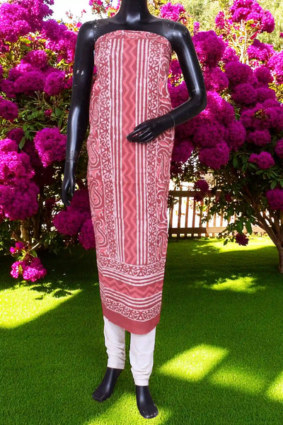 Designer Dabu Block Print Kurti Fabric