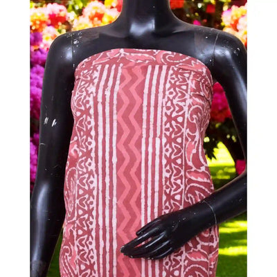 Designer Dabu Block Print Kurti Fabric