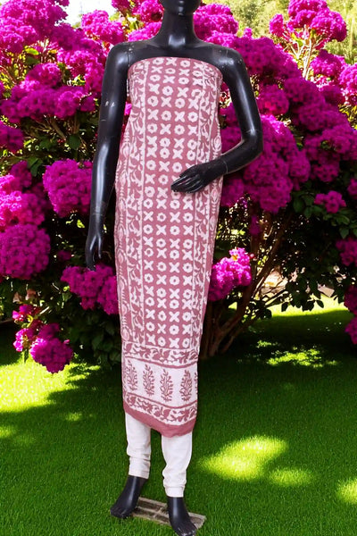 Designer Dabu Block Print Kurti Fabric