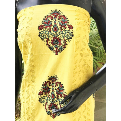 Ajrakh Applique Kurti