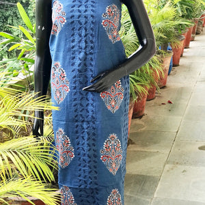 Ajrakh Applique Kurti