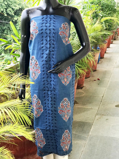 Ajrakh Applique Kurti