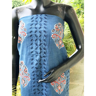 Ajrakh Applique Kurti