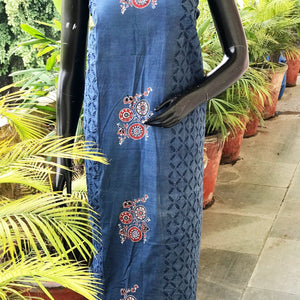 Ajrakh Applique Kurti