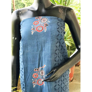 Ajrakh Applique Kurti